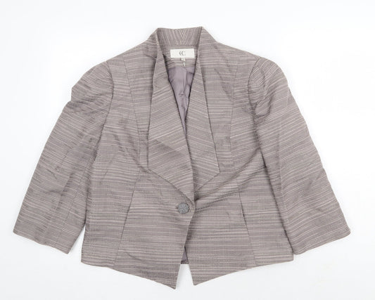 Womens UK Size 16 CC Grey Jacket