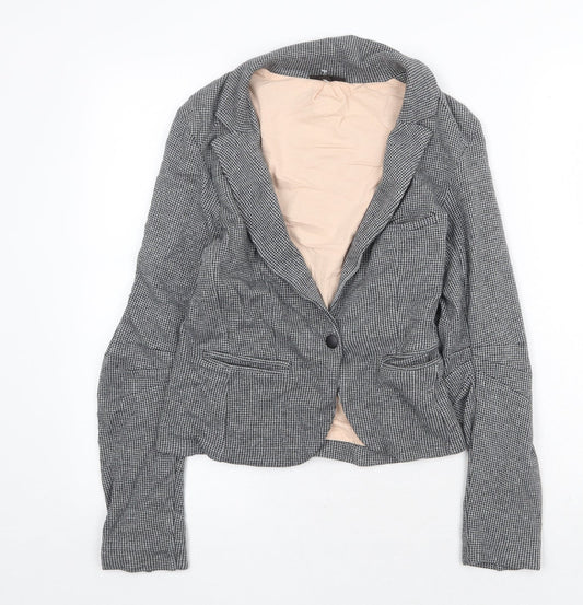 Womens UK Size 8 Topshop Grey Jacket
