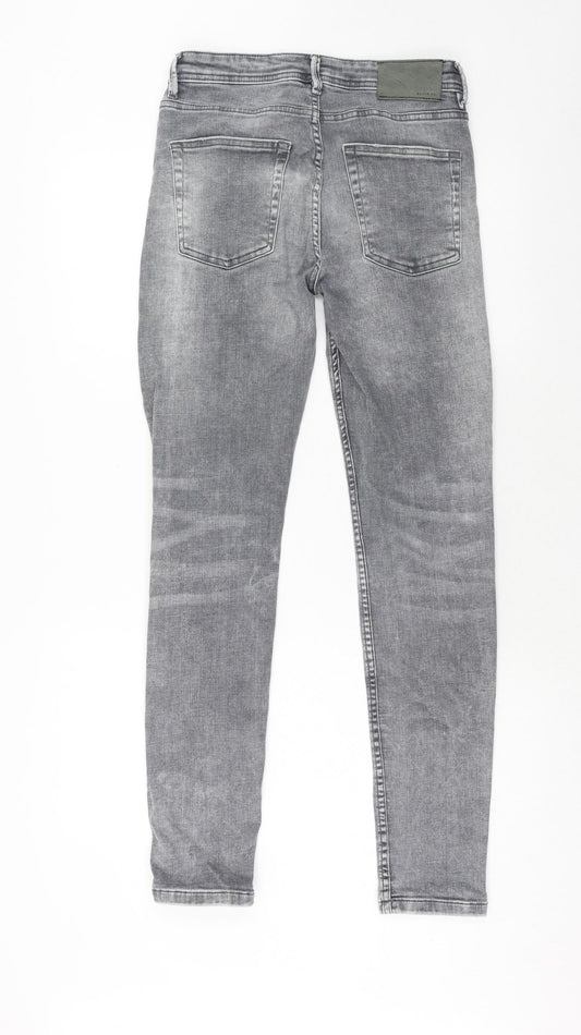 Denim & Co. Mens Red Cotton Skinny Jeans Size 30 in L32 in Regular Zip