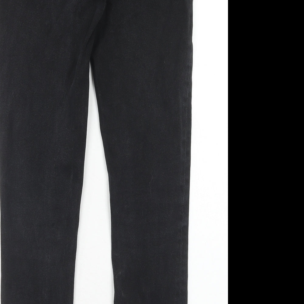 BDG Womens Black Cotton Straight Jeans Size 30 in L30 in Regular Zip