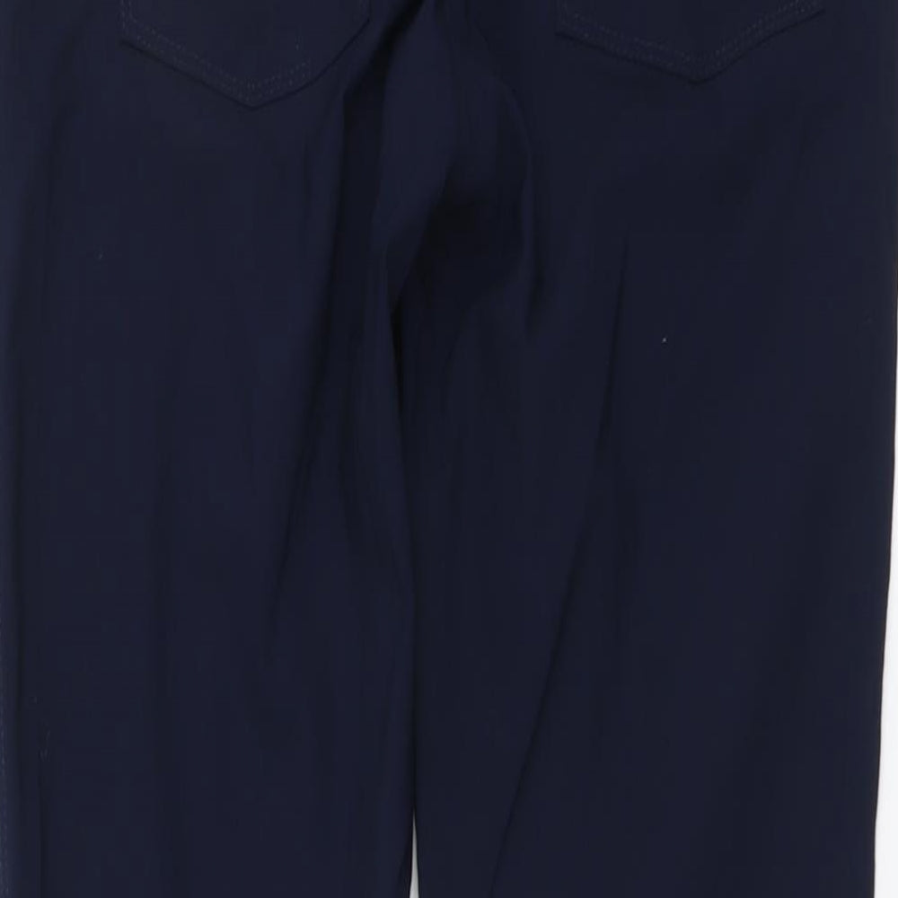 Womens UK Size 12 Bianca Regular Fit Blue Trousers