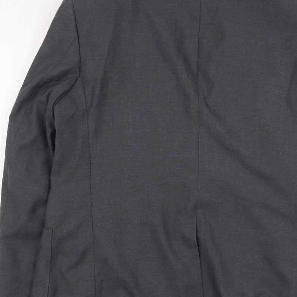 Mens UK Size M Burton Regular Grey Suit Jacket