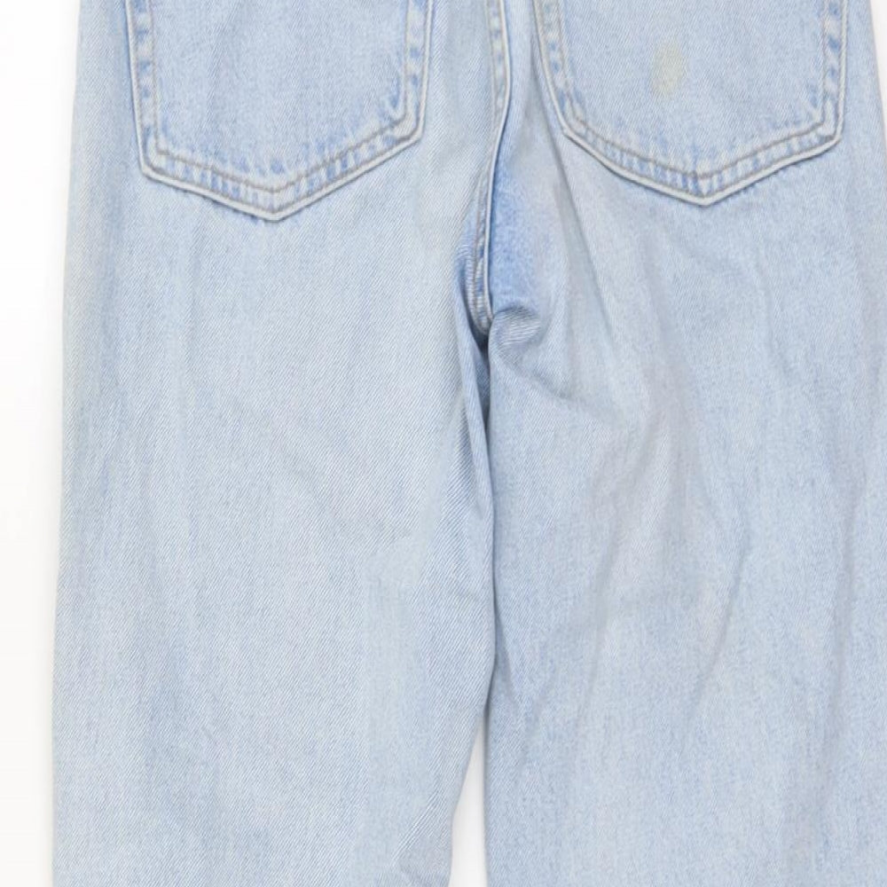 Womens UK Size 26 in H&M Regular Fit Straight Blue Jeans