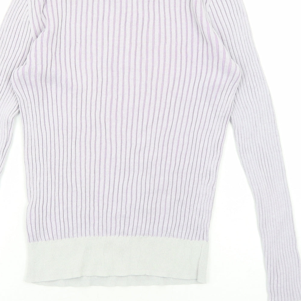 Womens UK Size 8 New Look Purple Pullover Jumper