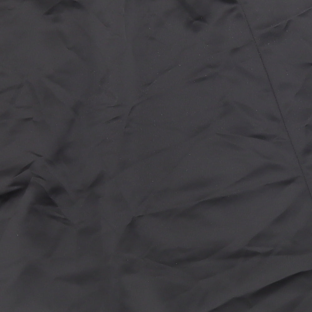 Ardene Contemporary Wear Womens Black Polyester A-Line Skirt Size M Zip