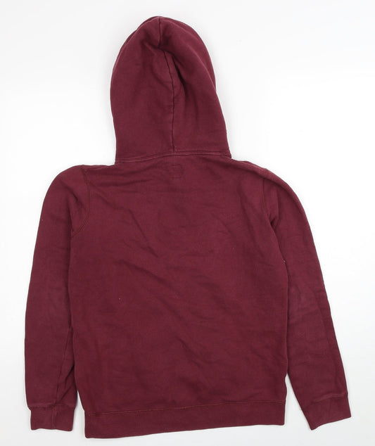Womens UK Size 6 Jack Wills Red Pullover Hoodie