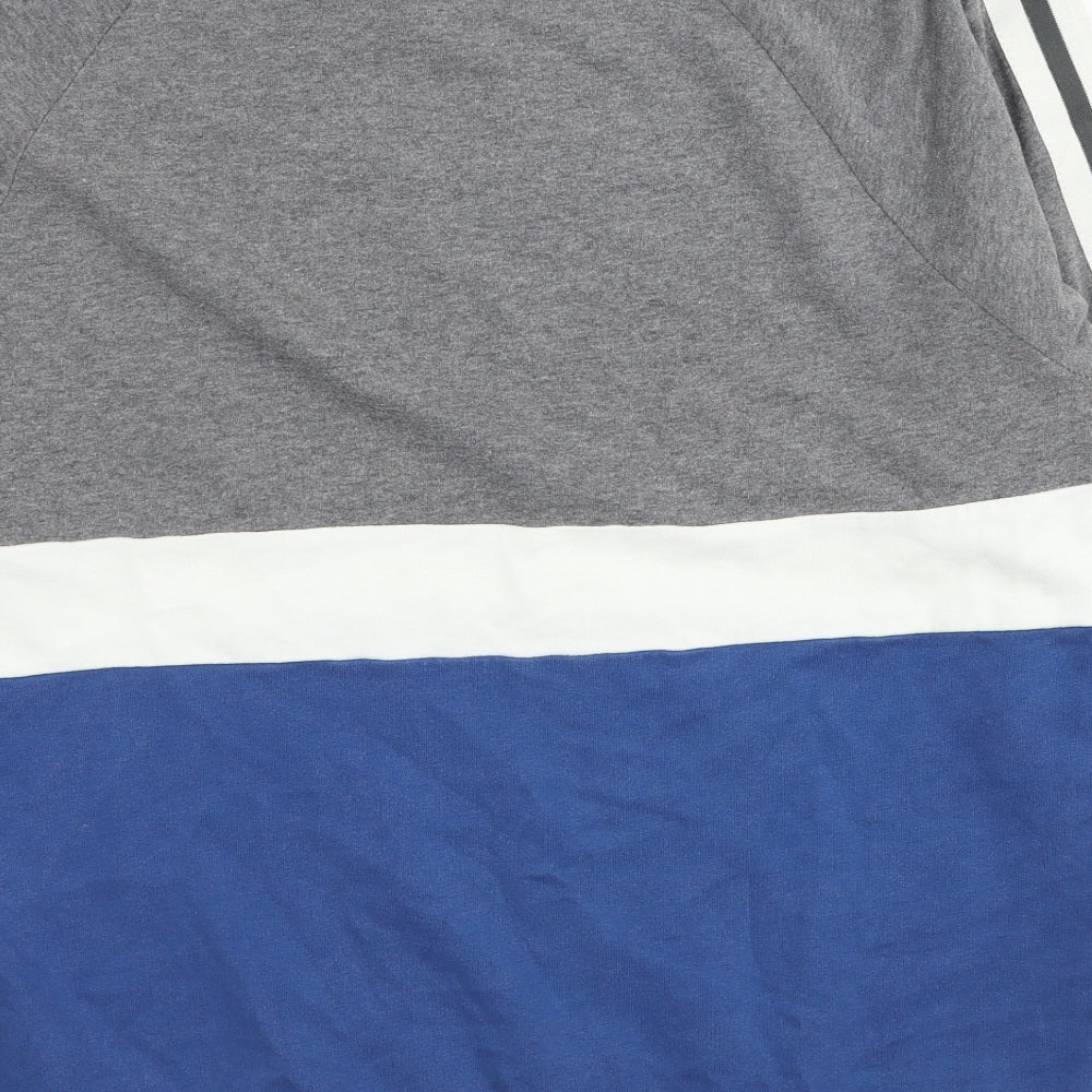 Topman Mens Grey Cotton Pullover Sweatshirt Size L