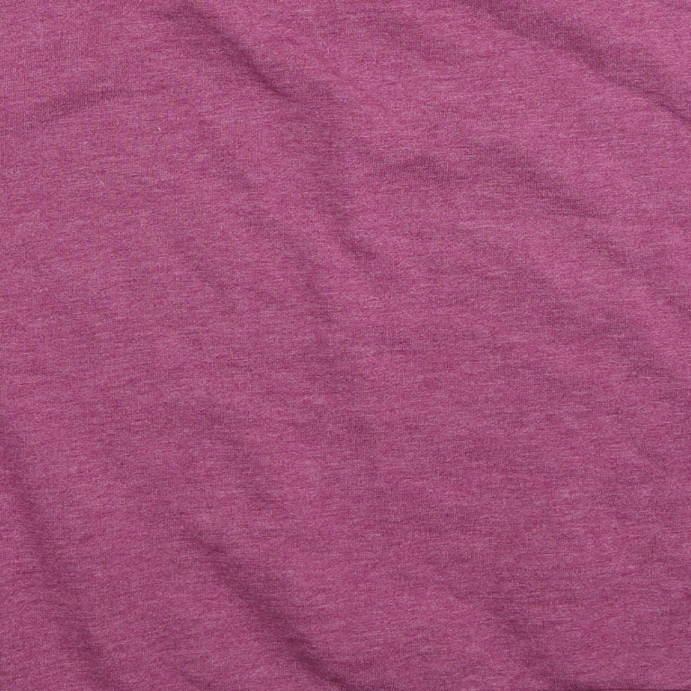Atmosphere Womens Pink Polyester Pullover Sweatshirt Size 14 Zip
