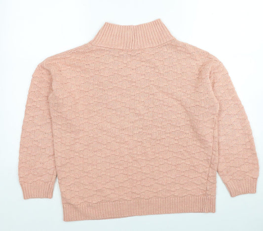 Womens UK Size S NEXT Pink Pullover Jumper