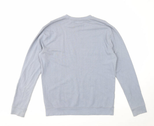 Topman Mens Grey Cotton Pullover Sweatshirt Size S