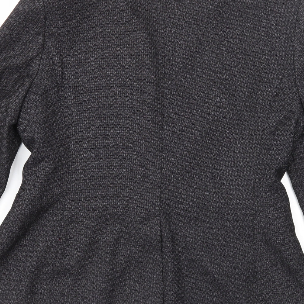 NEXT Womens Grey Polyester Jacket Suit Jacket Size 14