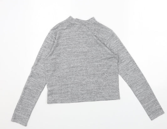 Womens UK Size L Cameo Rose Grey Pullover Jumper