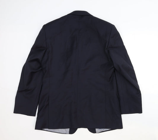 Mens UK Size 40 Stvdio Regular Blue Suit Jacket