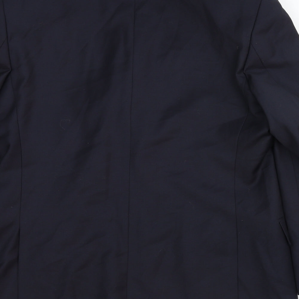 Mens UK Size 40 Stvdio Regular Blue Suit Jacket