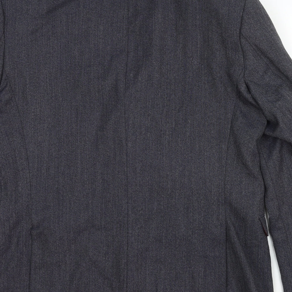 Mens UK Size 40 One Six Five Regular Grey Suit Jacket