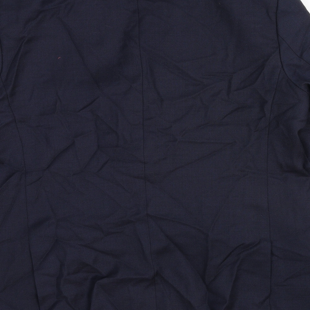 Mens UK Size 2XL Marks and Spencer Regular Blue Suit Jacket