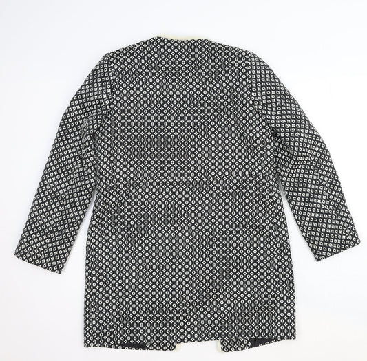 Womens UK Size 8 Marks and Spencer Black Pea Coat