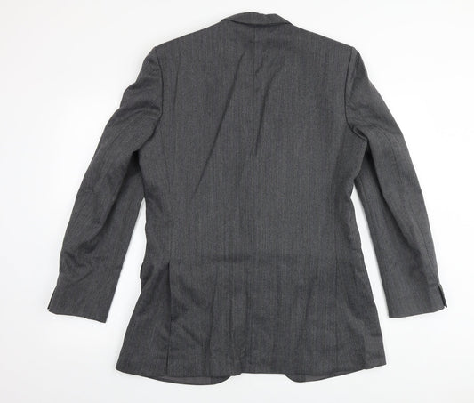 Mens UK Size 40 The Label Big & Tall Grey Suit Jacket
