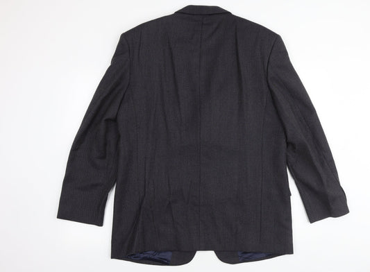 Mens UK Size 42 Wolsey Regular Blue Suit Jacket
