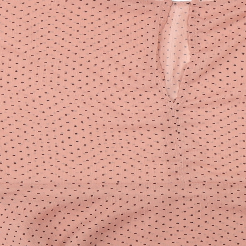 Womens UK Size 14 ASOS Pink Basic Blouse