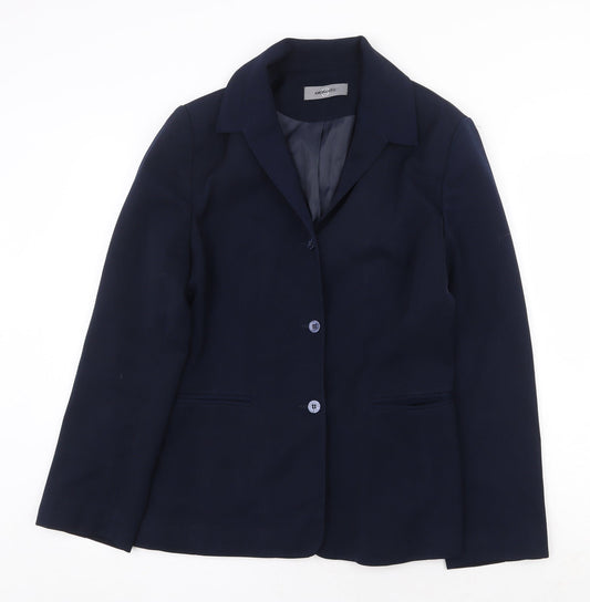 Womens UK Size 12 AMARANTO Blue Jacket