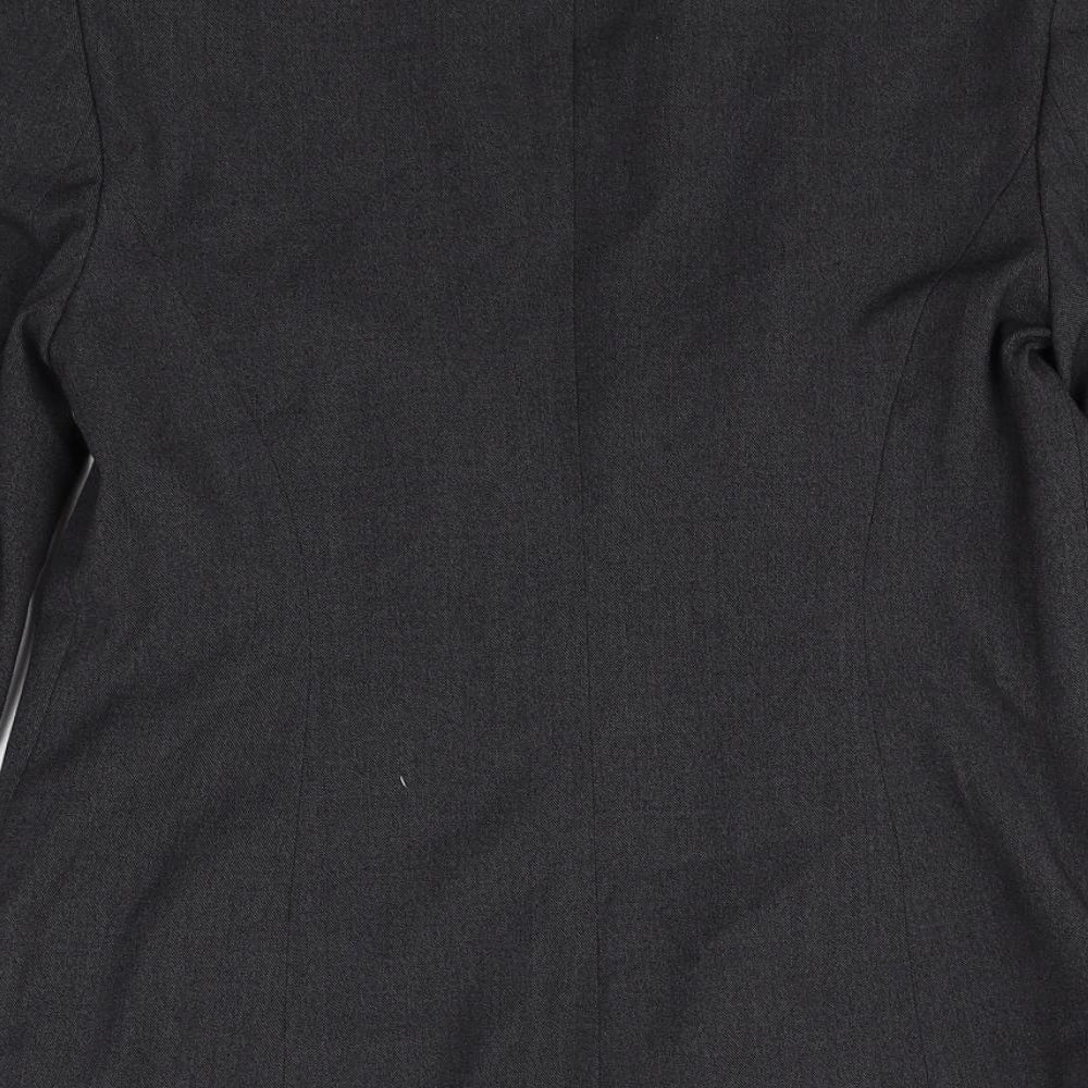 Marks and Spencer Womens Grey Polyester Jacket Suit Jacket Size 12