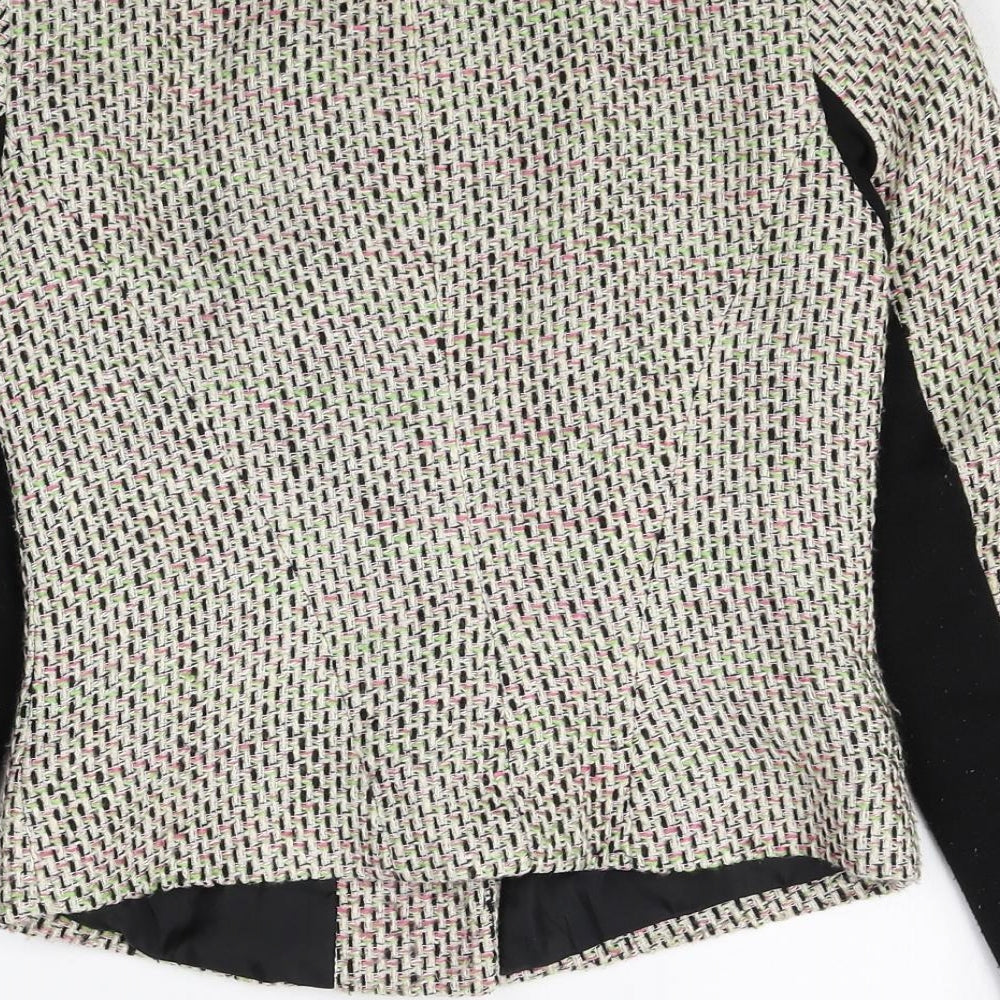 Womens UK Size 8 Atmosphere Beige Biker Coat