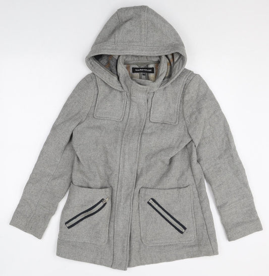 Womens UK Size 10 Warehouse Grey Jacket