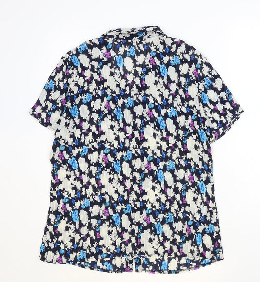 Womens UK Size 20 Bm Collection Multicoloured Basic Button-Up