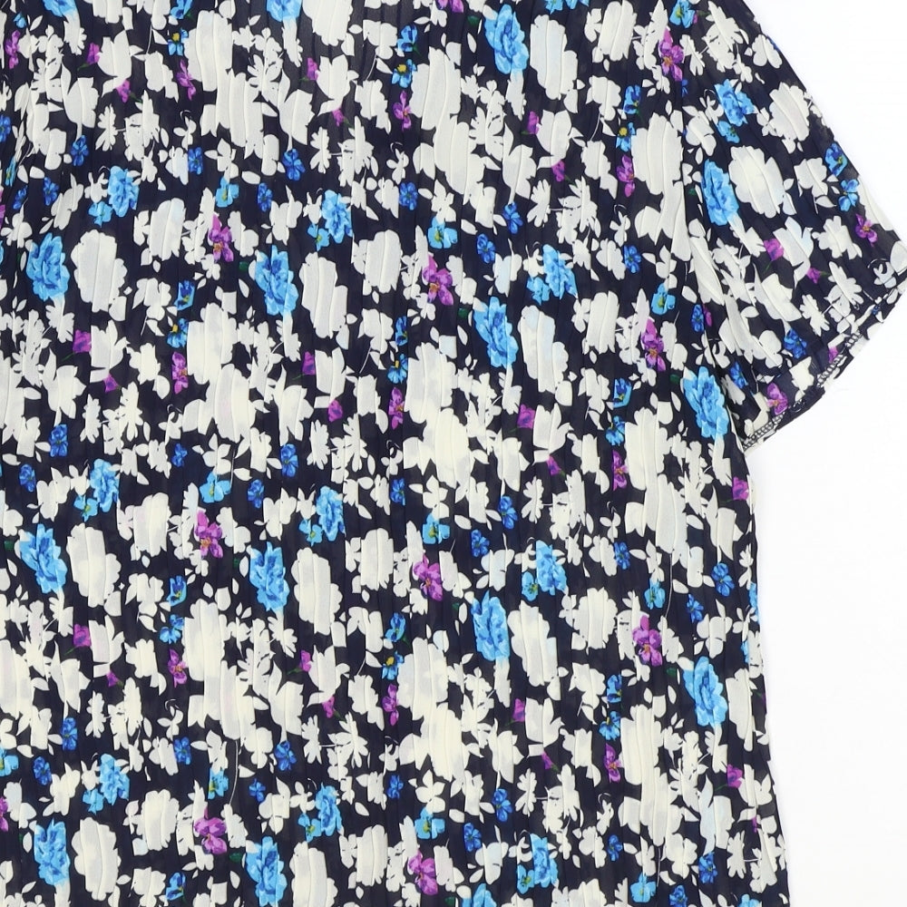 Womens UK Size 20 Bm Collection Multicoloured Basic Button-Up