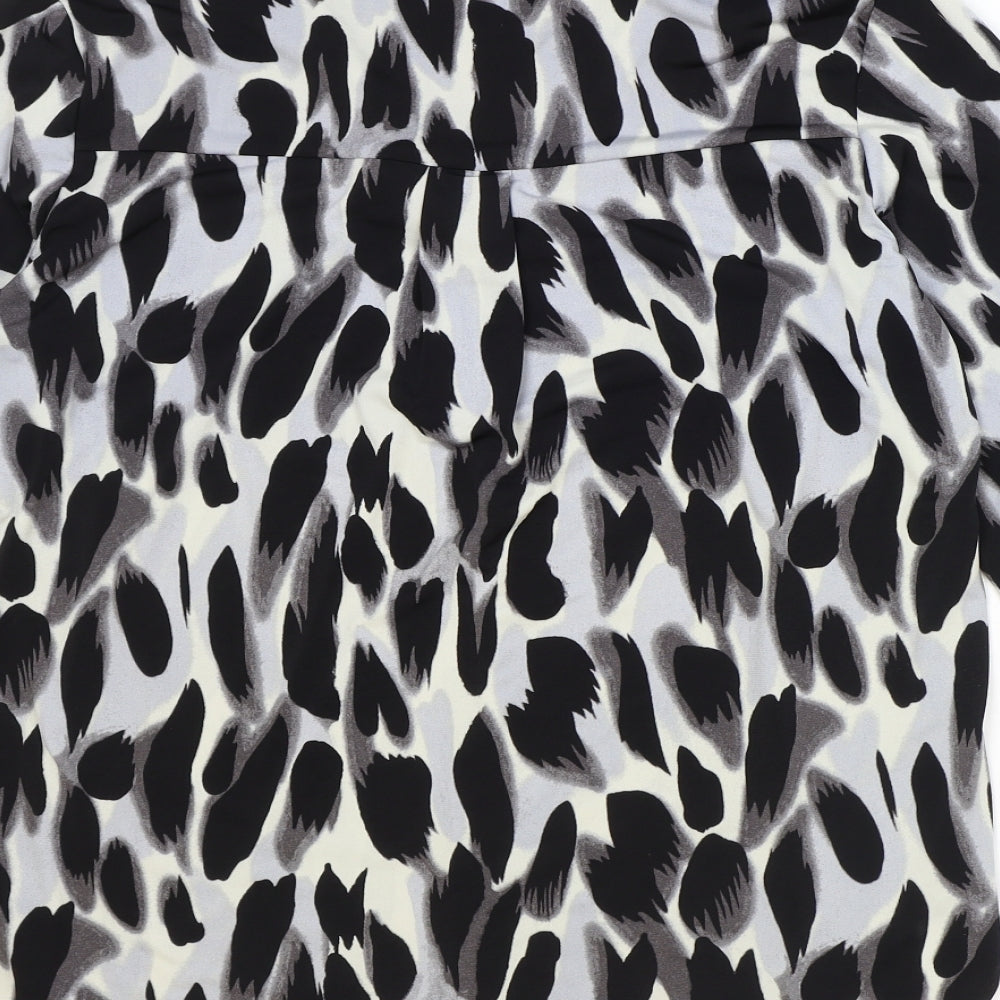 Womens UK Size S Wallis Black Basic Blouse