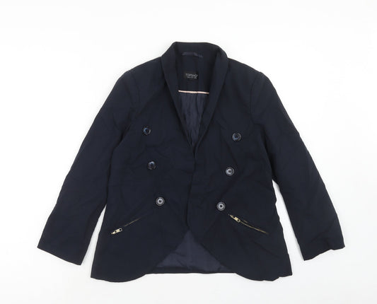 Womens UK Size 8 Topshop Blue Jacket