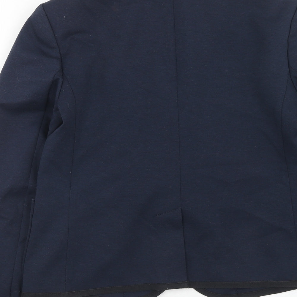 Gap Womens Blue Polyacrylate Fibre Jacket Suit Jacket Size 8