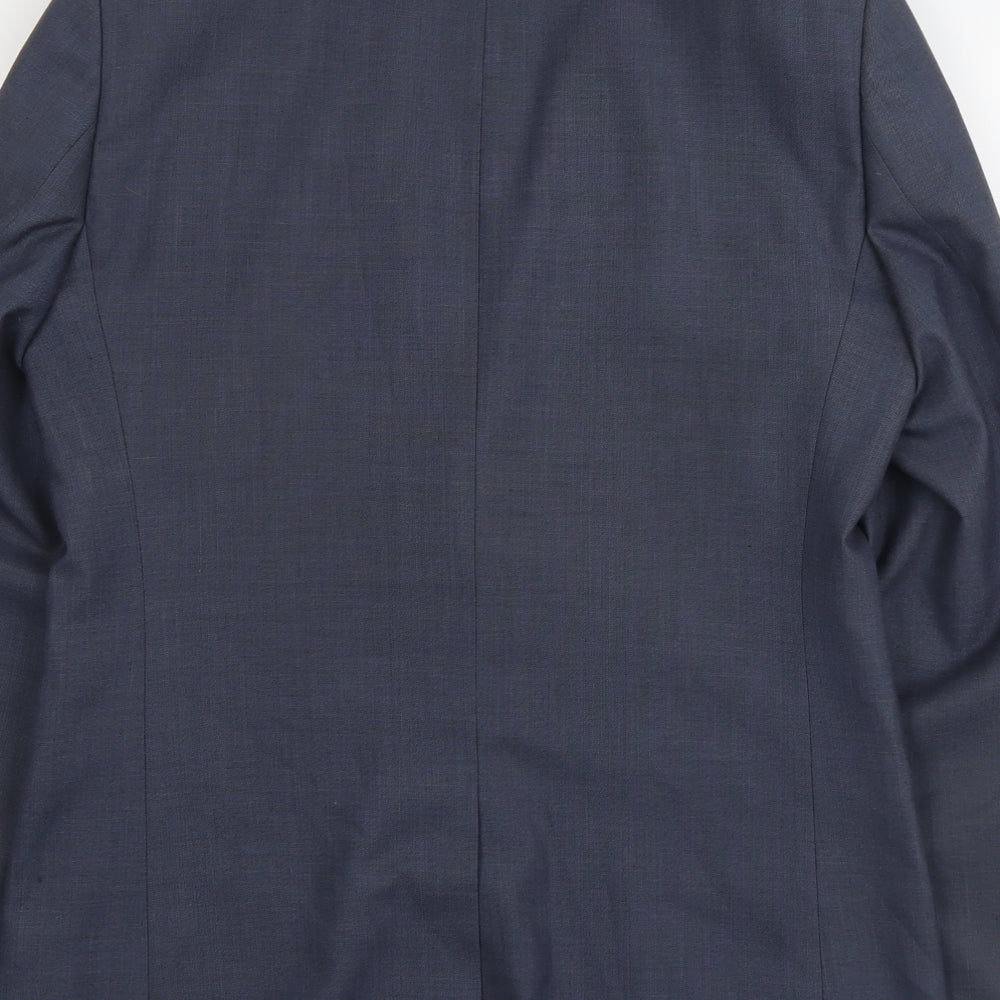 LORD & TAYLOR Mens Grey Polyester Jacket Suit Jacket Size M Regular