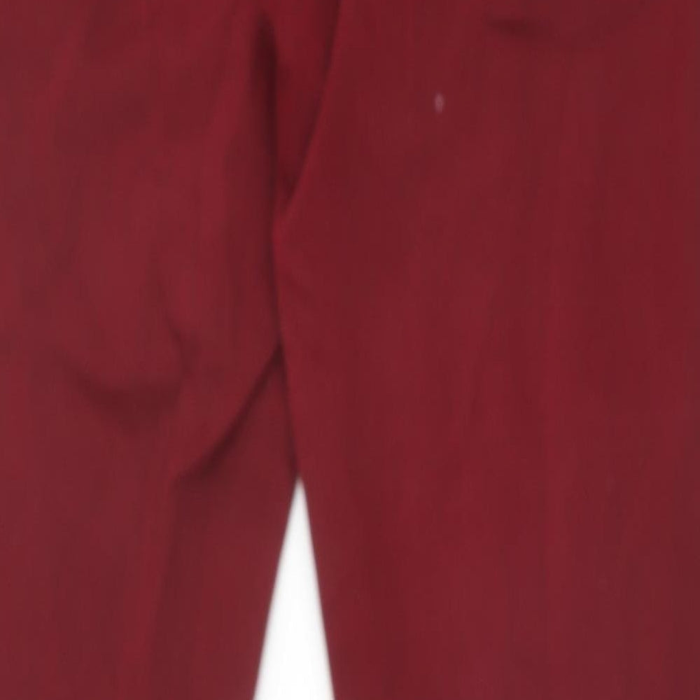 Womens UK Size 14 Yes Yes Slim Fit Skinny Red Jeans