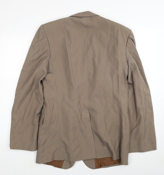 Mens UK Size 38 Burton Regular Brown Suit Jacket
