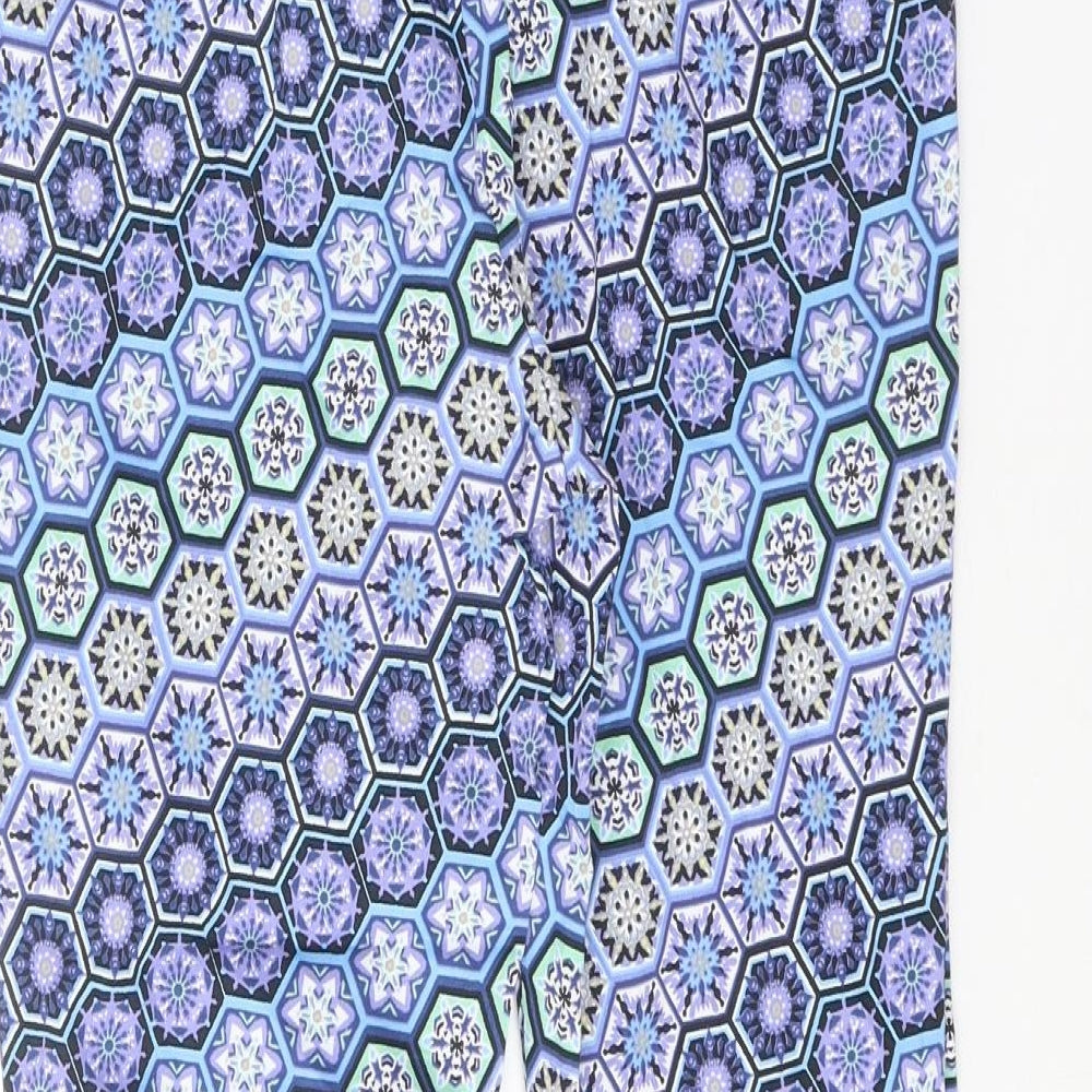 Womens UK Size 8 Dorothy Perkins Regular Fit Blue Trousers
