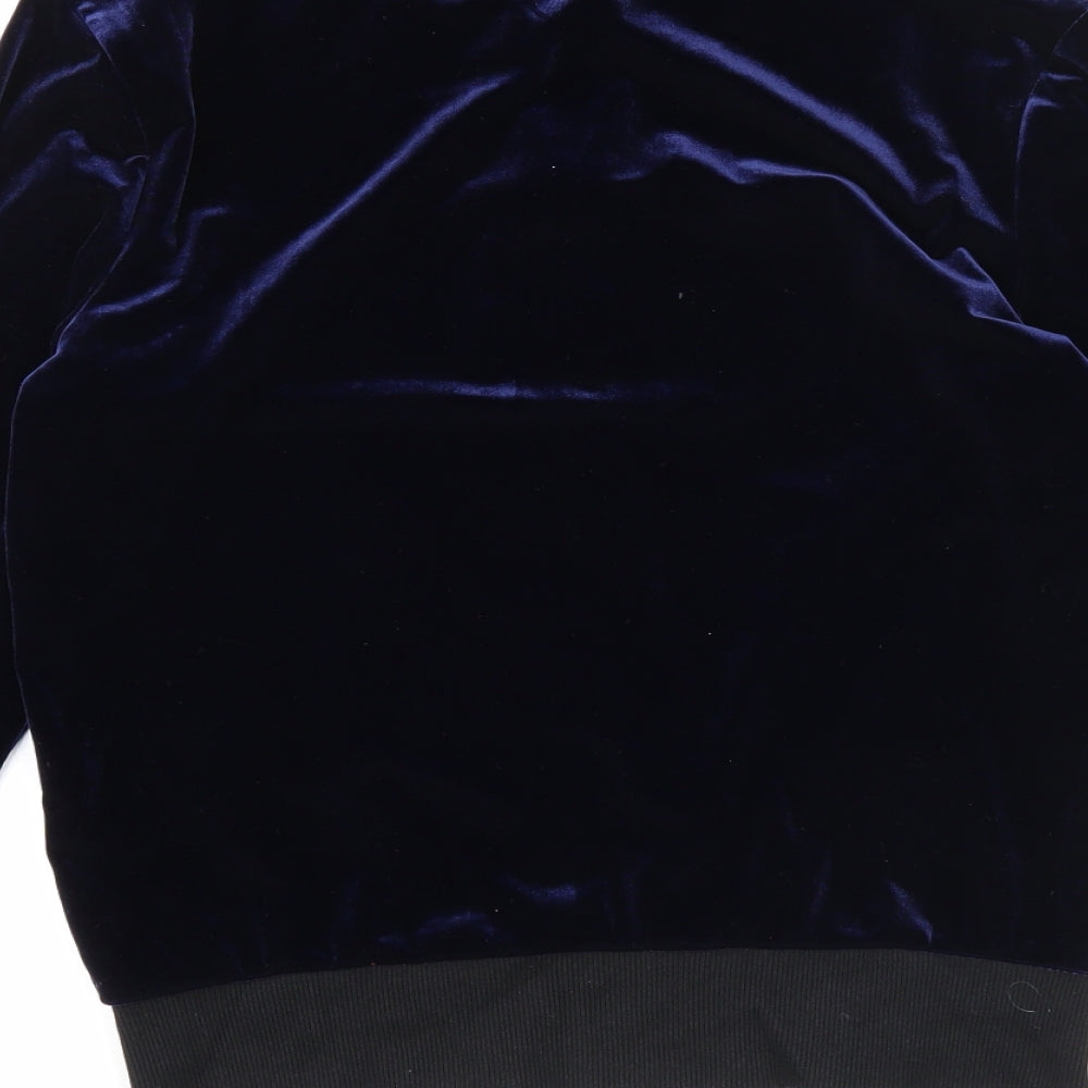 Womens UK Size 8 Very Blue Bomber Jacket