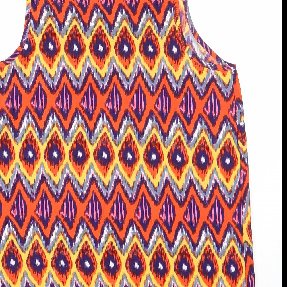 Womens UK Size 10 Atmosphere Multicoloured Basic Tank