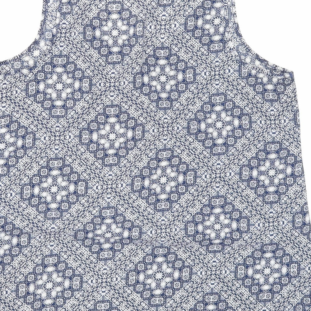 Womens UK Size 12 Atmosphere Blue Basic Tank