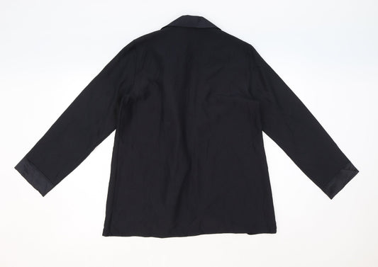 Womens UK Size 12 St Michael Black Basic Blouse