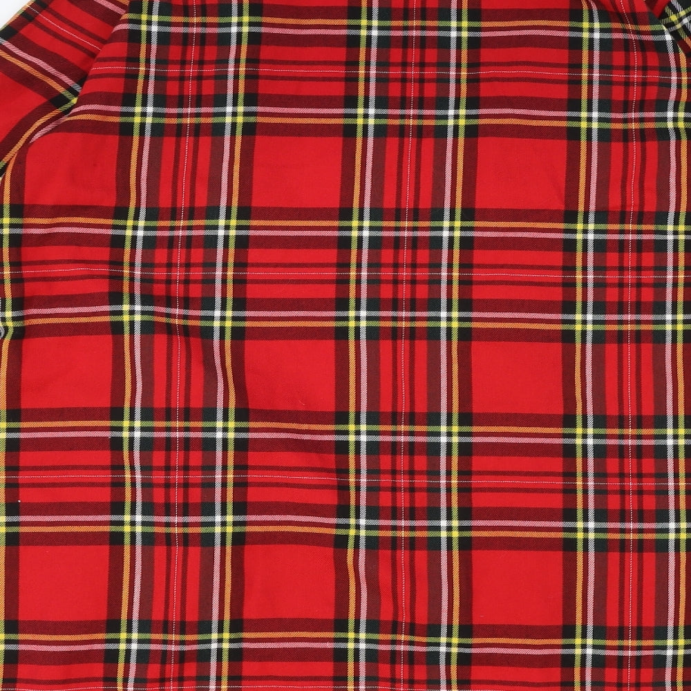 Womens UK Size L Stradivarius Red Basic Blouse