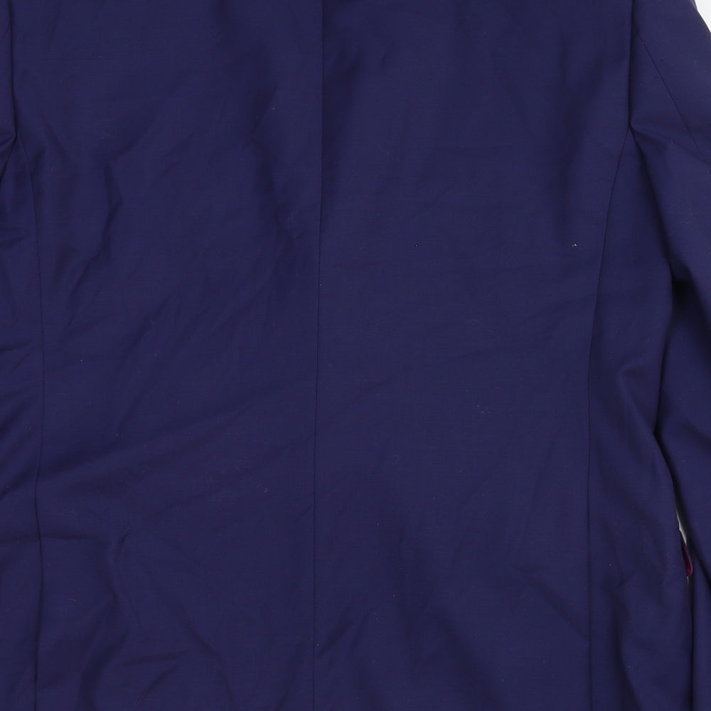 Mens UK Size 40 Performance suit Regular Blue Suit Jacket