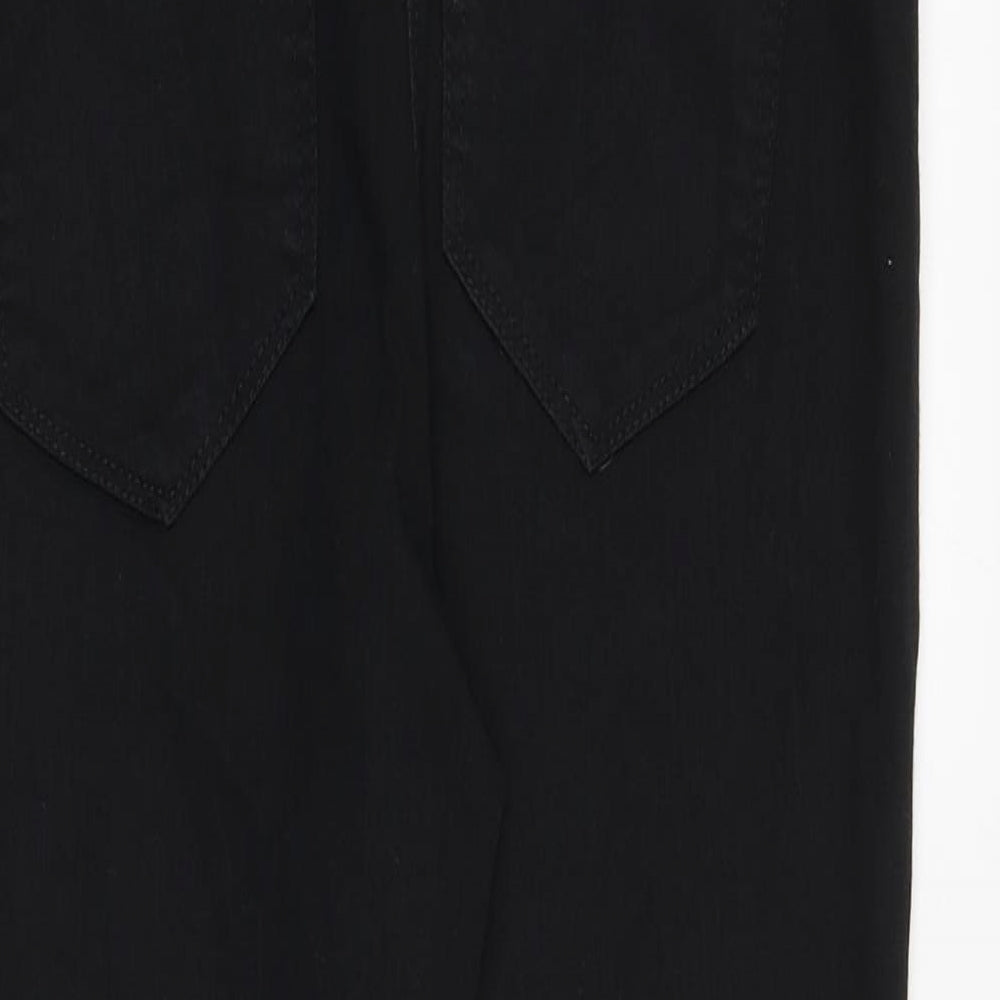 NEXT Womens Black Cotton Jegging Jeans Size 30 in Slim Zip