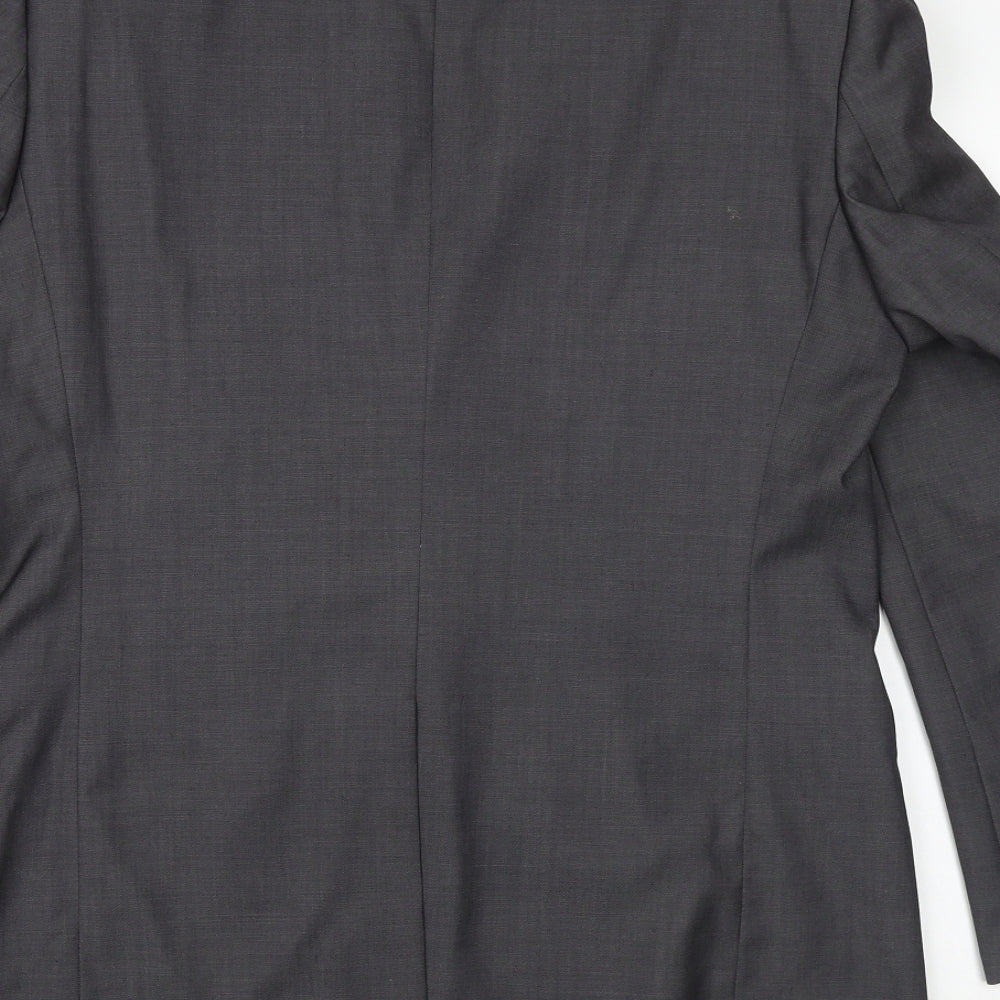 Mens UK Size 40 Marks and Spencer Regular Grey Suit Jacket