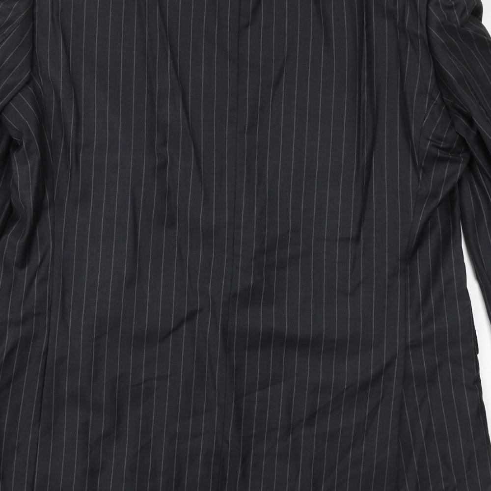 Mens UK Size 40 Preworn Regular Black Suit Jacket