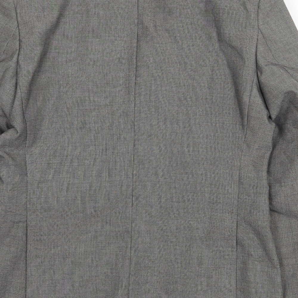 Mens UK Size 38 Burton Regular Grey Suit Jacket