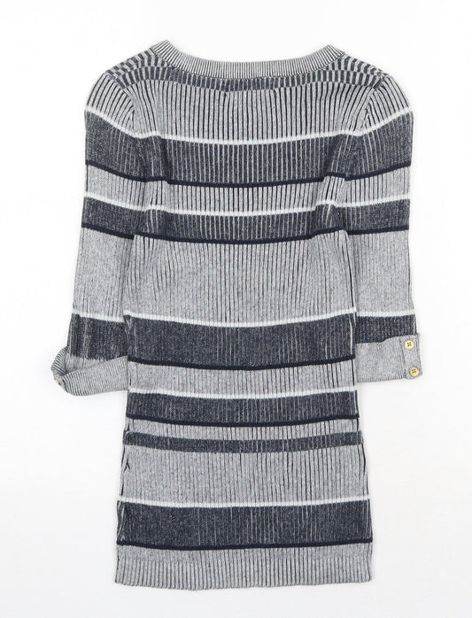 Womens UK Size 6 NEXT Grey Pullover Jumper
