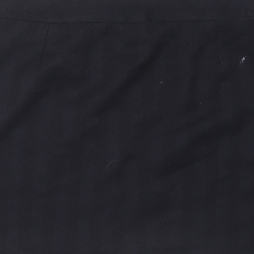 NEXT Womens Blue Polyester Mini Skirt Size 8 Button