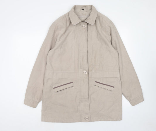 Womens UK Size 12 Finesse Beige Jacket
